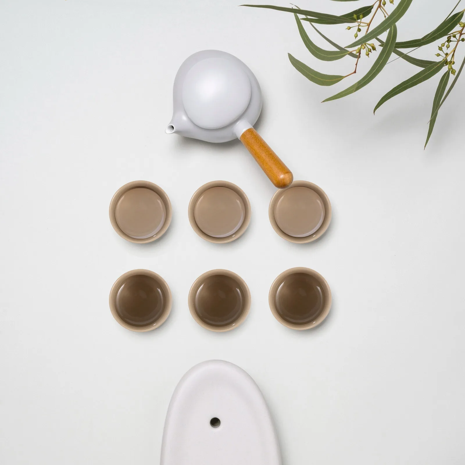 

1Set Sturdy High Temperature Fired Ceramic Sake Cups Multifunctional Serving Cups for Sake Wine Tea Spirits Home Bar Restaurant