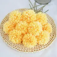 5/10PCS Artificial Flowers Silk Hydrangea Pompon Home Room Decora Scrapbook Wedding Festival Wreath Bridal Accessories Diy Gifts 5