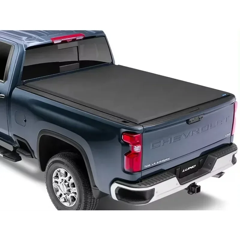 Waterproof PVC Soft Cover Truck Bed Cover Tonneau Cover for America Pickups Chevrolet Silverado 1500 F150 Colorado