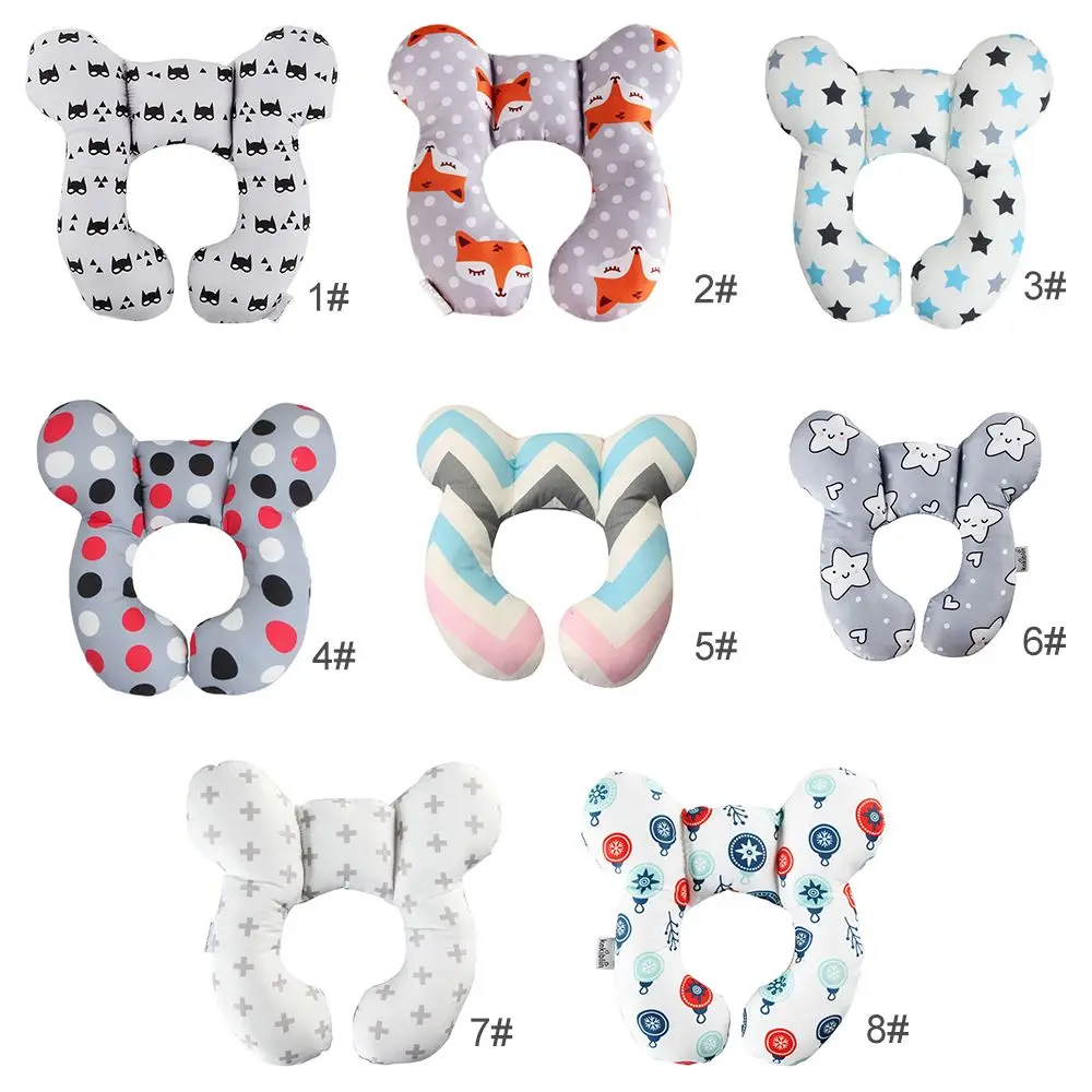 

Защитное дорожное автокресло, подушка для головы и шеи, мягкая подушка для поддержки шеи, детская U-образная подушка для защиты головы, подголовник