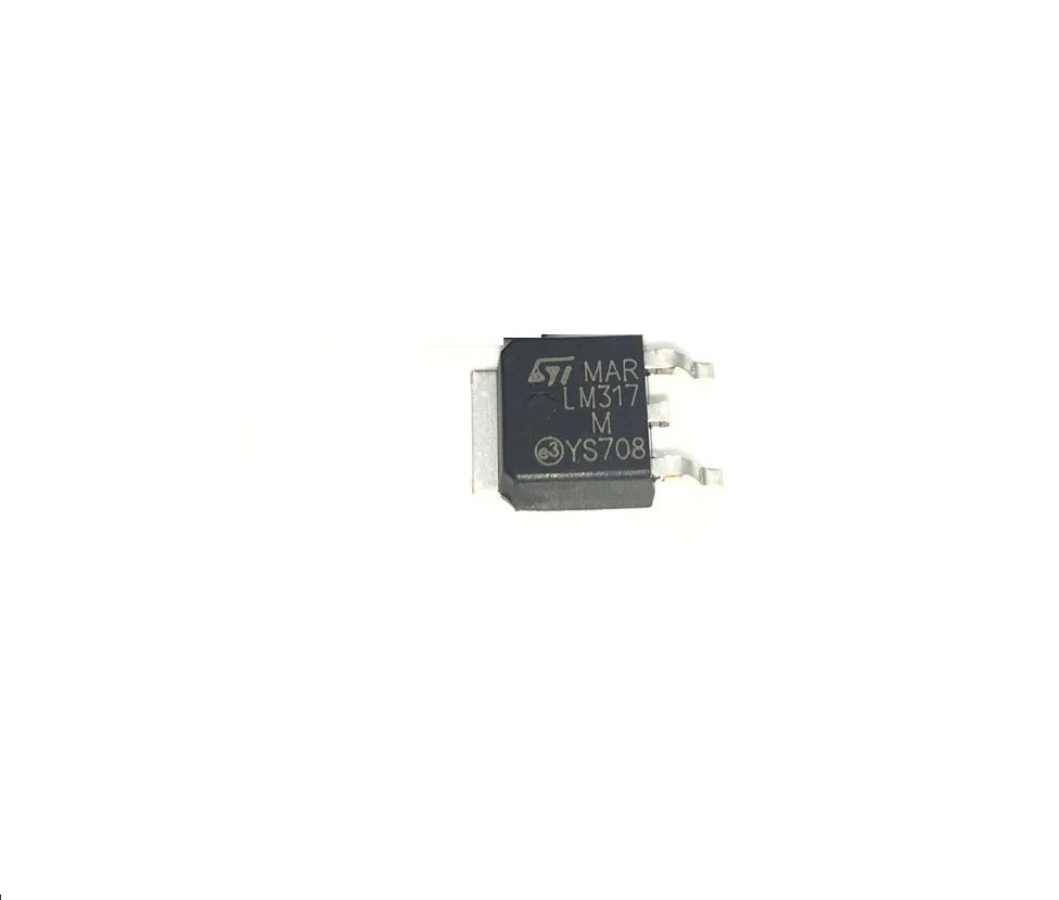 10Pcs High-Power Drie-Terminal Voltage Regulator Transistor LM317T L7805 78M05 TO220 TO252 Echte Spot