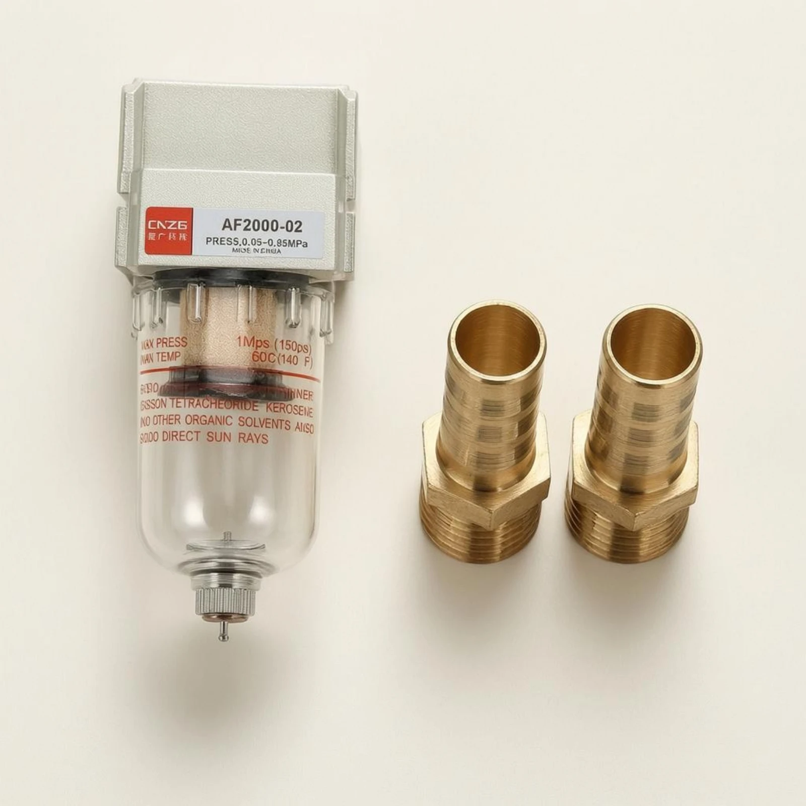 Manual Air Source Treatment Unit Transparent Bowl Oil-Water Separator Industrial Equipment Compact