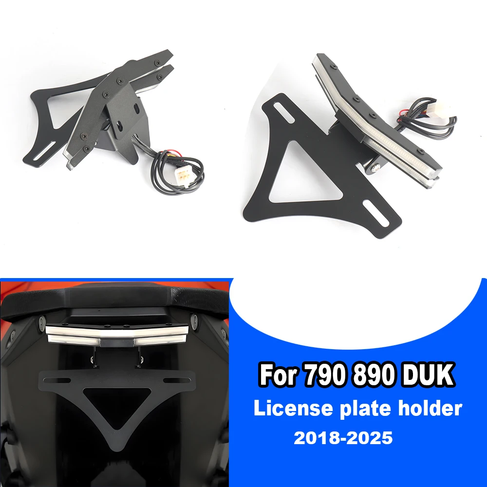 

Новый мотоциклетный задний короткий хвост, аккуратный держатель номерного знака, кронштейн задней бабки для 790Duk 890DUK 2018-2025