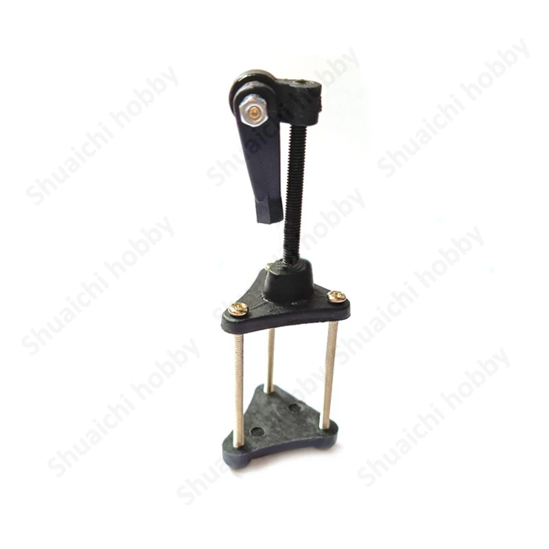 1PCS M3 삼각형 조정 가능한 방향타 각도 로커 암 (척 베어링 포함) RC 비행기 모델 용 플라스틱 나일론 교체 부품