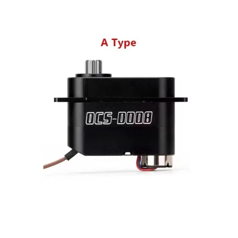 OCservo OCS-D008 7.4V 3.2kg.cm 7.7g 0.07S/60° Coreless Motor Micro Servo Metal Gear All CNC Case For Diy RC Model