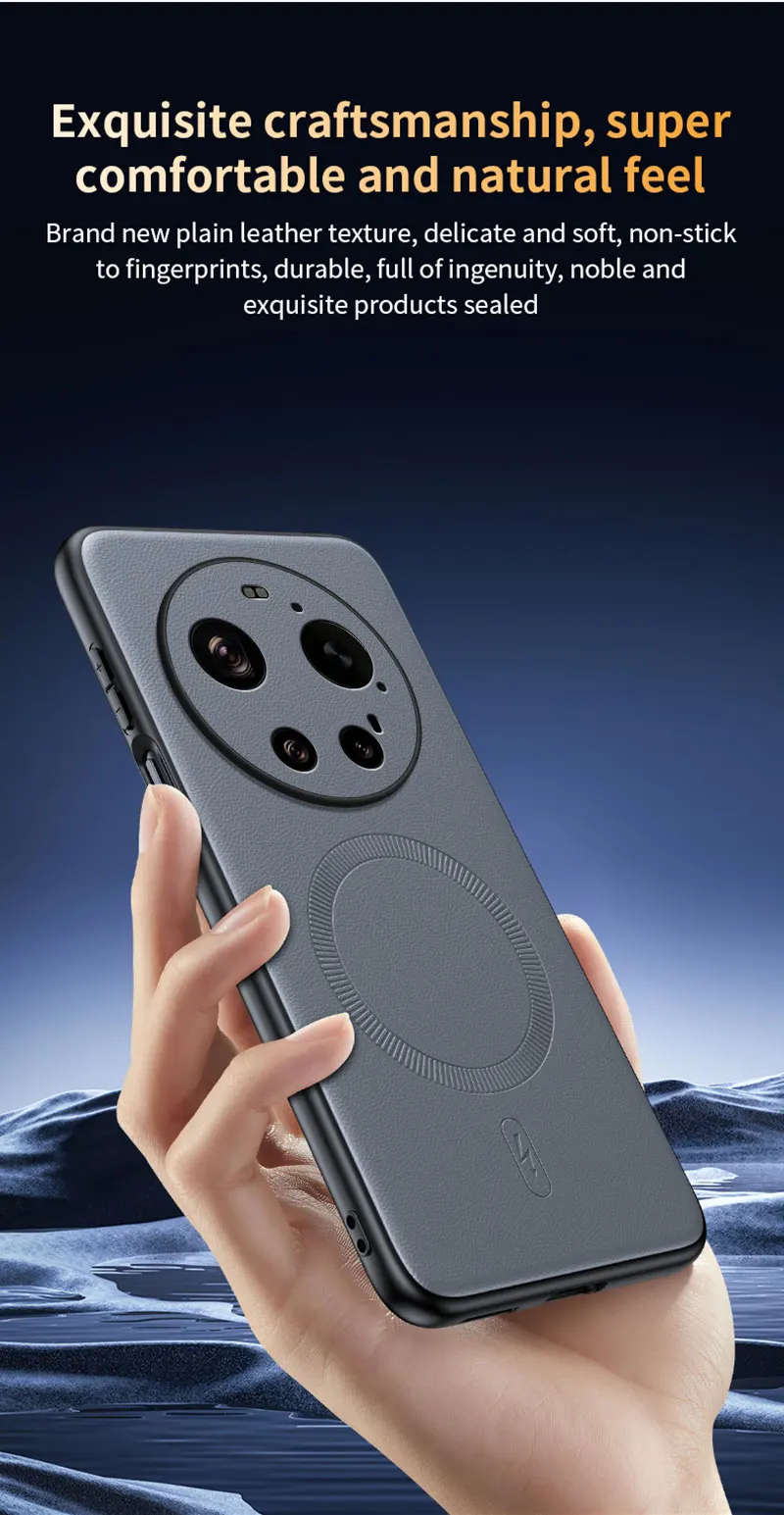 Für Xiaomi 17 Ultra Hülle Magnetische Leder-Schutzhülle Für Xiaomi 17 Ultra Anti-Fingerabdruck Rutschfest PC+TPU – Detail 14