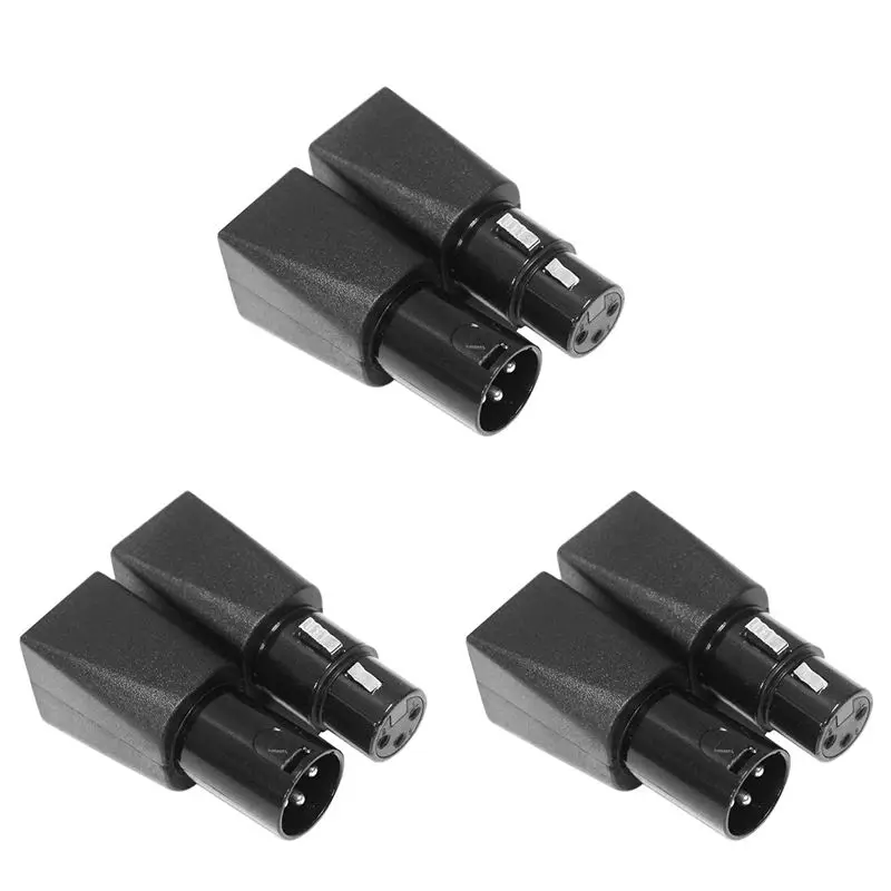 X64A-DMX To RJ45 Connector RJ45 Ethernet To 3 Pin XLR DMX Female & Male Adapter Sets (3PIN 3Pair)