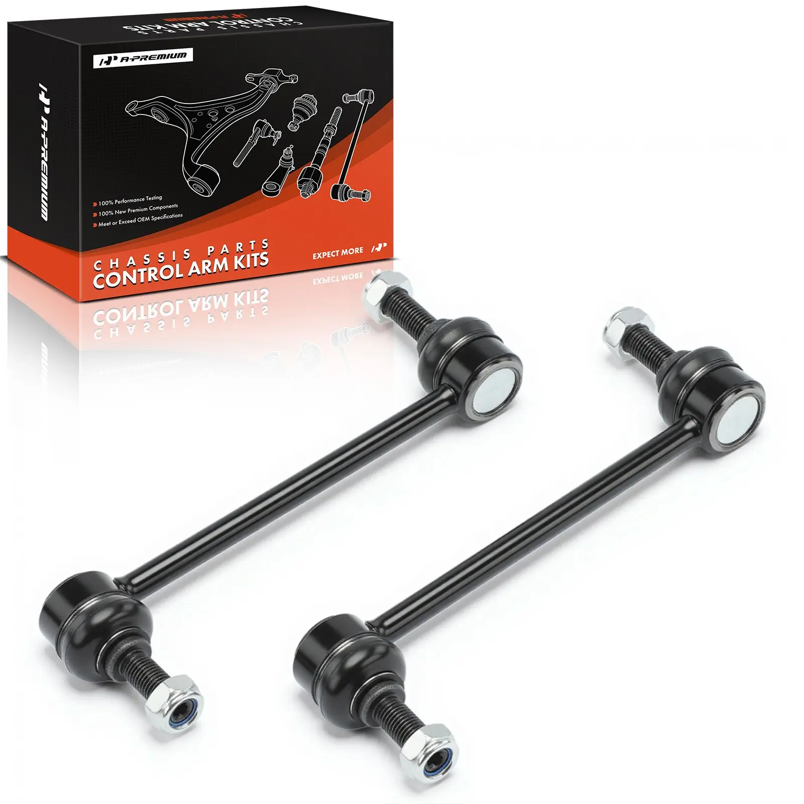 A-Premium 2x Rear Side Sway Bar Link for Jeep Compass 2017-2023 Renegade 2015-2023 Fiat 500X 2016-2023 Dodge Hornet 2023