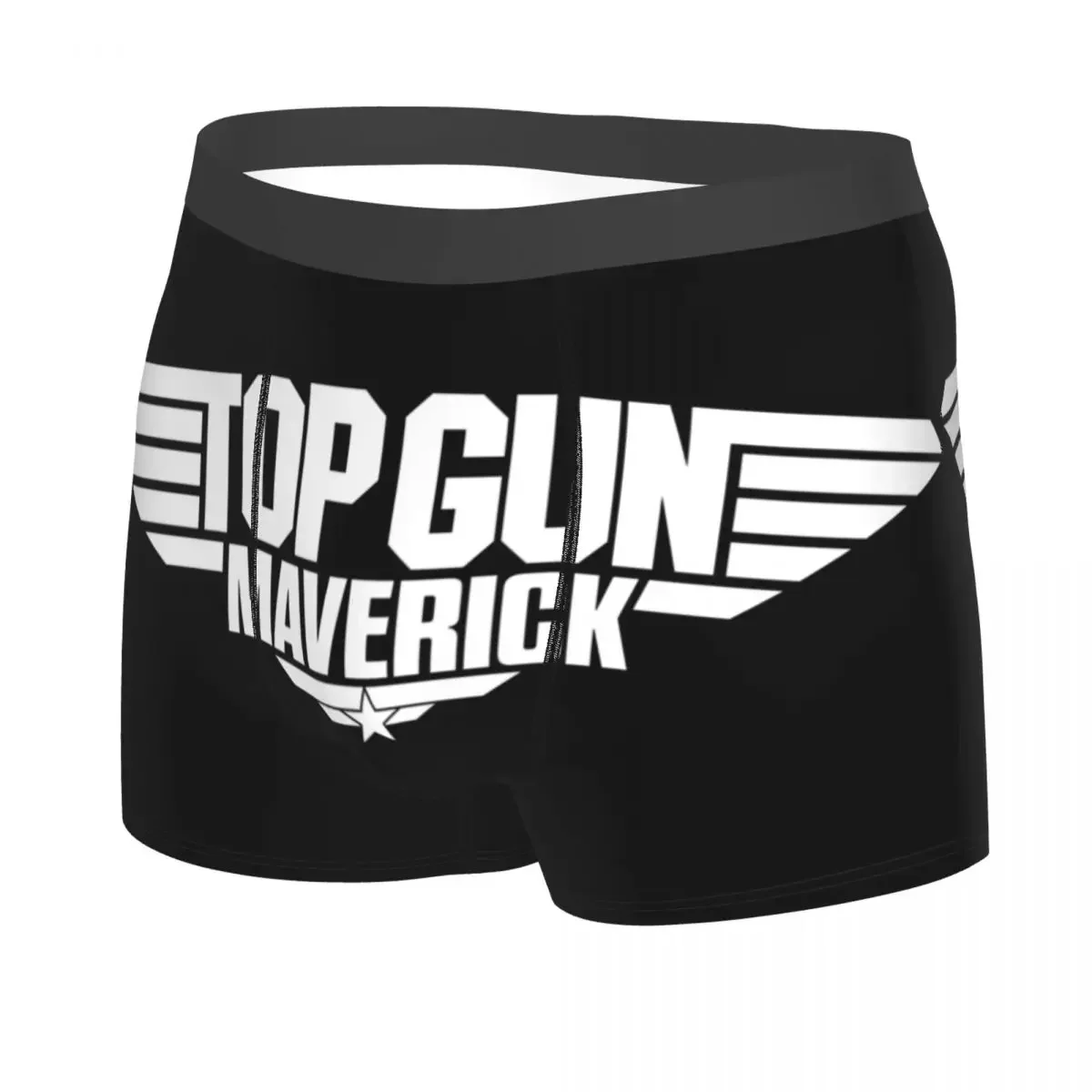 Custom Top Gun Maverick Underwear Men Breathable Tom Cruise Movie Boxer Briefs Shorts Panties Soft Underpants For Homme