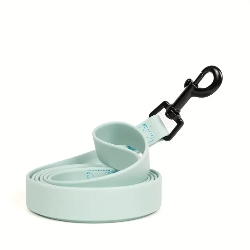 Waterdichte PVC hondenriem, bijtbestendig, heavy-duty trainingsriem, 120 cm lang, voor kleine, middelgrote en grote honden, vlek- en geurbestendig.
