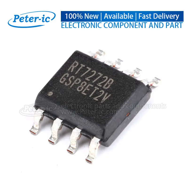 (5pcs)RT7272BGSP RT7272B SOIC-8-EP Step-down type Adjustable 800mV~30V 3A 4.5V~36V SOIC-8-EP DC-DC Converters Available Peter-ic