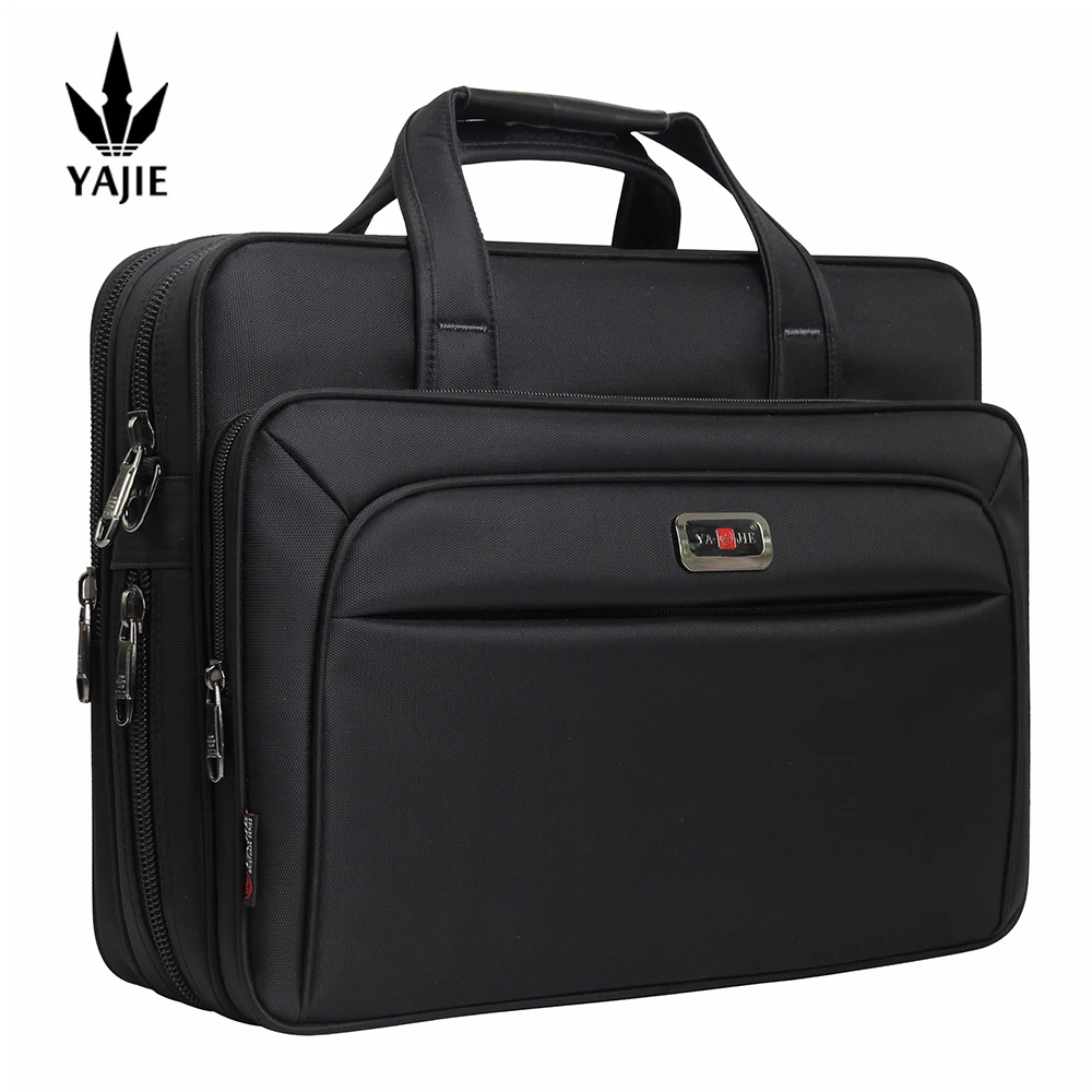 Large Capacity Briefcase Bag Men Business Bag 15.6 14 inch Laptop Bag Shoulder Bags Canvas Handbags Messenger Work Tote Bag