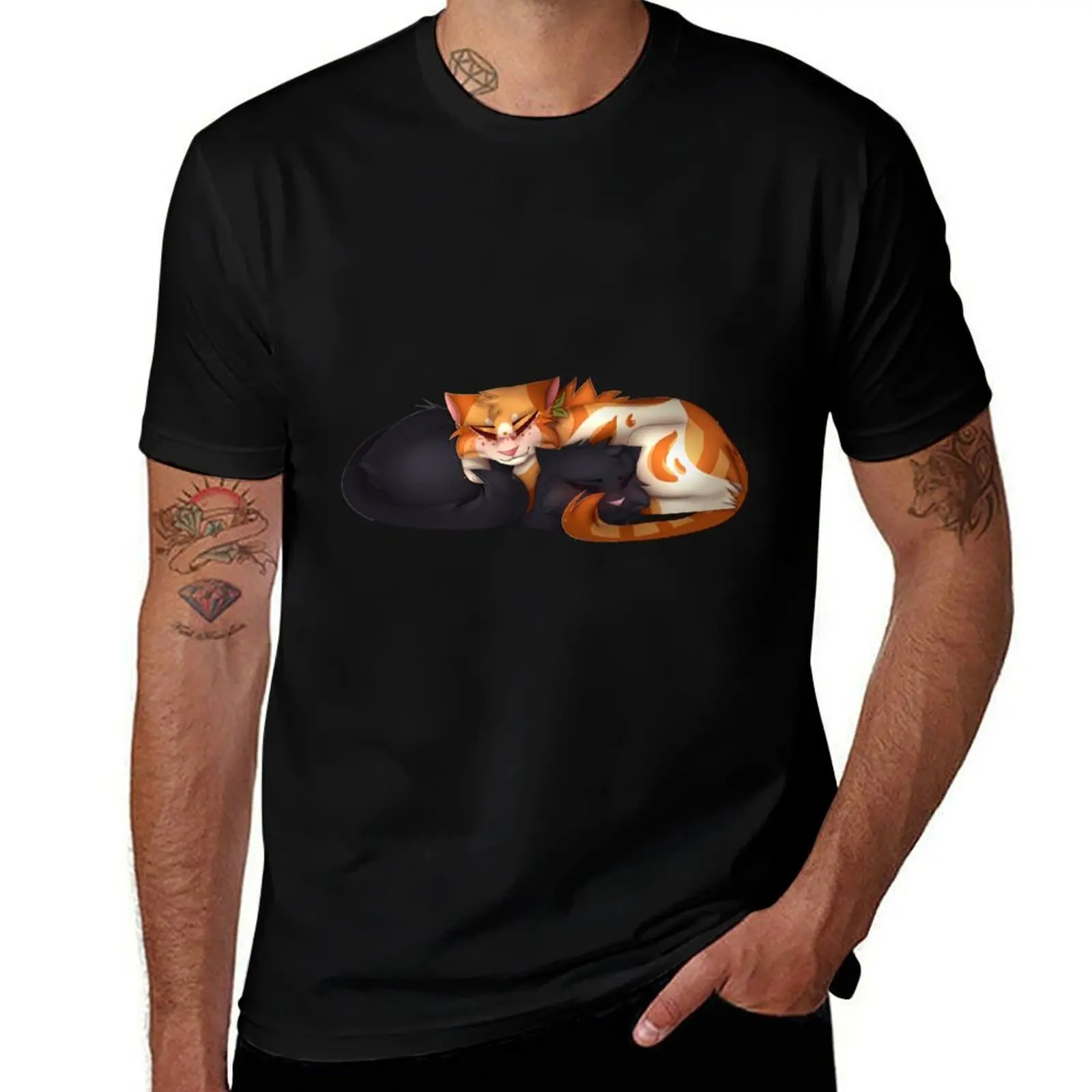 

Hollyleaf x Fallen Leaves T-Shirt Basic Solid Color Casual Tee Shirt