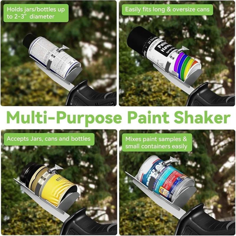 

ABZV-Spraying Paint Can Shaker For Reciprocating Saw- One-Click Adjustment Mechanism Fits 2" To 3" Cans