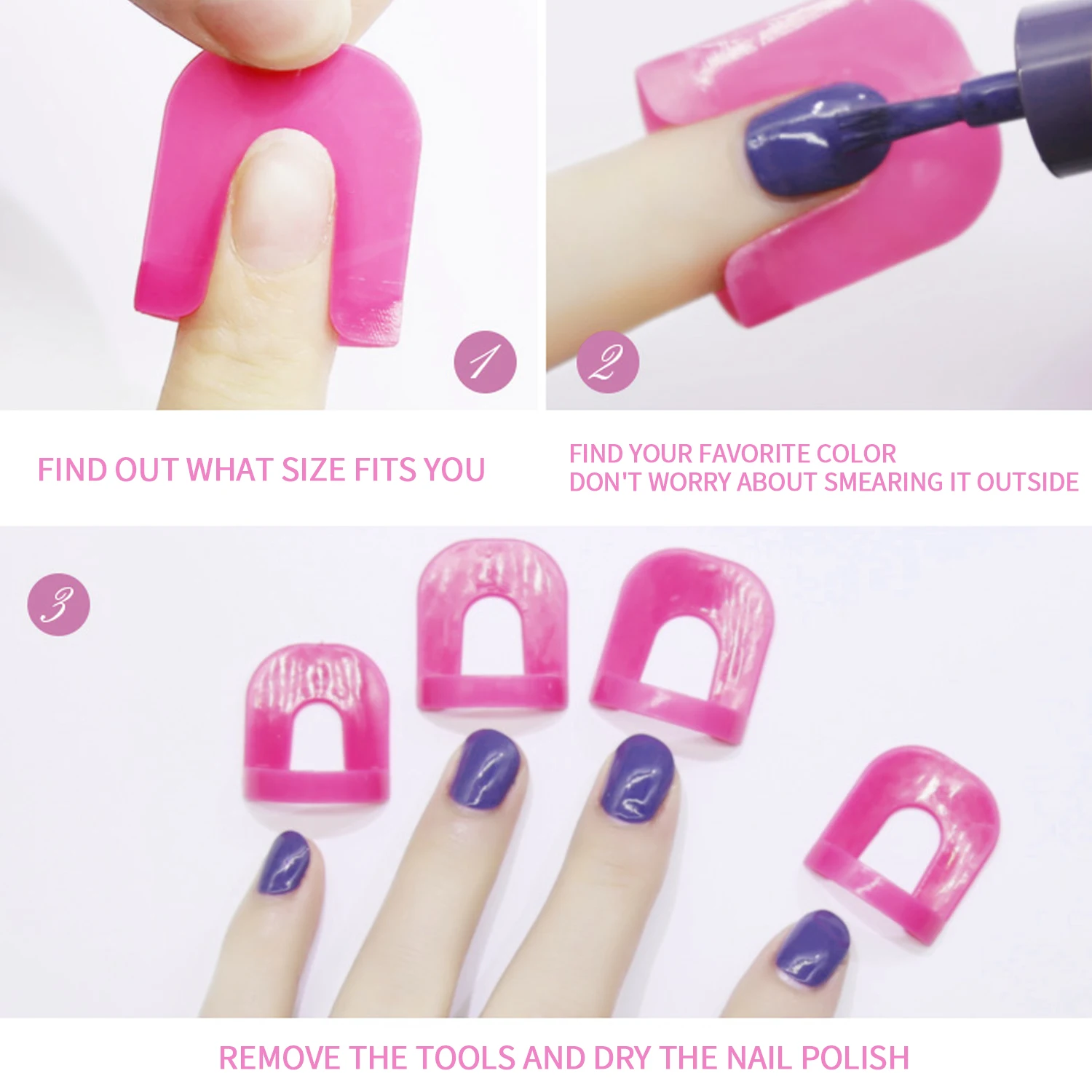 26PCS/Bag Spill-Proof Nail Model Clip for Easy and Mess-Free Nail Art and Polish Application Nail Art Tool Accessories image 5
