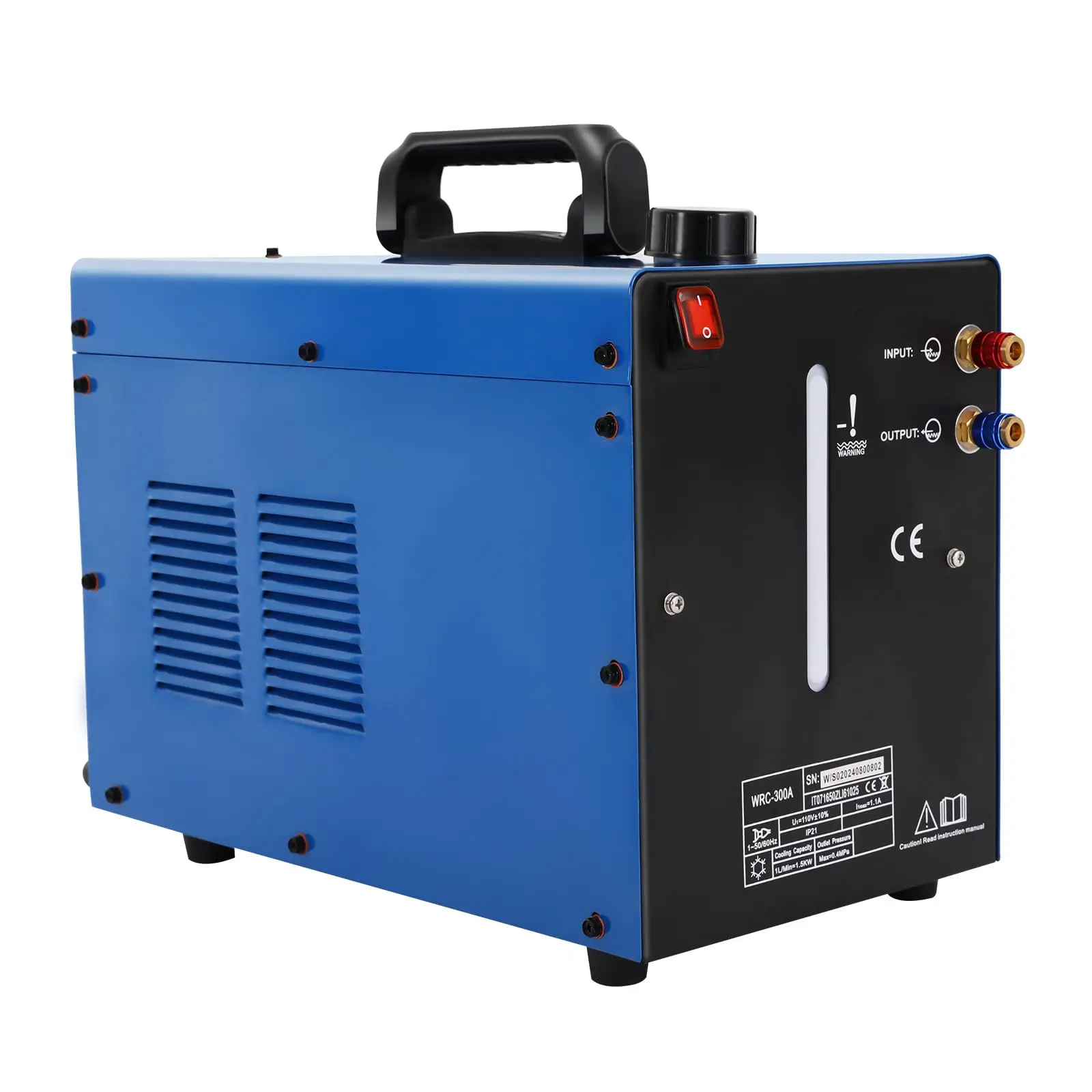 Welding Water Cooler 10L TIG Industrial WRC-300A Welder Water Cooling Torch Welding Water Tank Chiller, Portable
