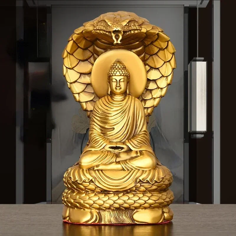cuivre-shakyamuni-maison-bouddha-hall-artisanat-statue-maison-salon-chambre-sculptures