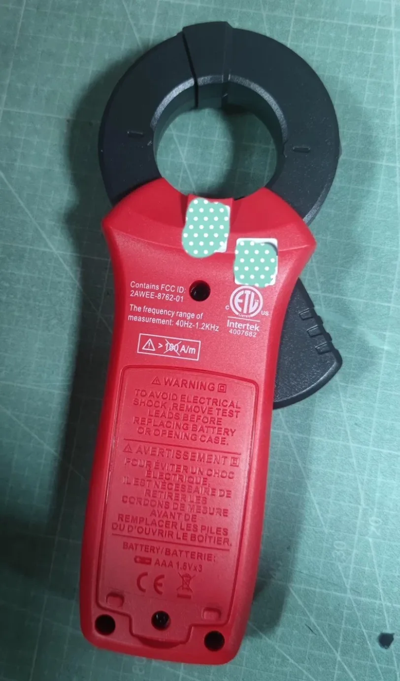 1pc UNI-T UT251C+ Leakage Current Clamp Meter 60A AC Digital Ammeter Pliers True RMS*SY