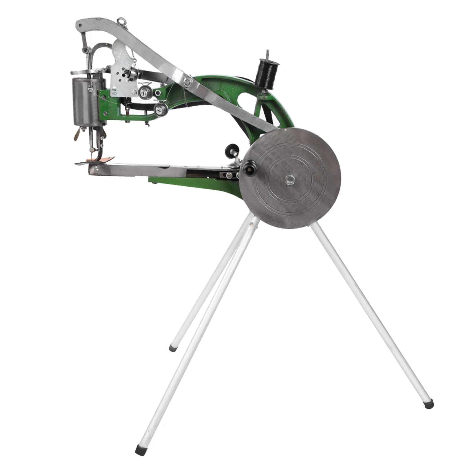 Metal Manual Shoe Repair Sewing Machine Semi-automatic Handheld Sewing Machine for Nylon Cotton Line Leather Shoe Repair