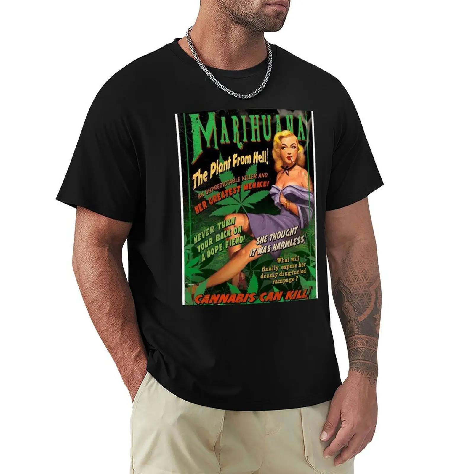 

Reefer madness T-Shirt custom t-shirts blacks mens graphic t-shirts hip hop