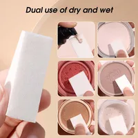 Latex Triangular Sponge Puff Dry Wet Use Makeup Sponge Face Foundation Concealer BB Cream Powder Smearing Puffs Cosmetic Tools 3