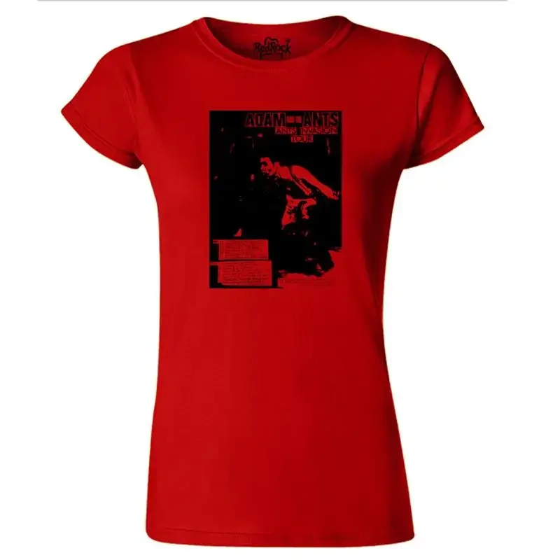 Womens Adam And The Ants Invasion Gig Inspired Punk T Shirt Pistols Ruts
