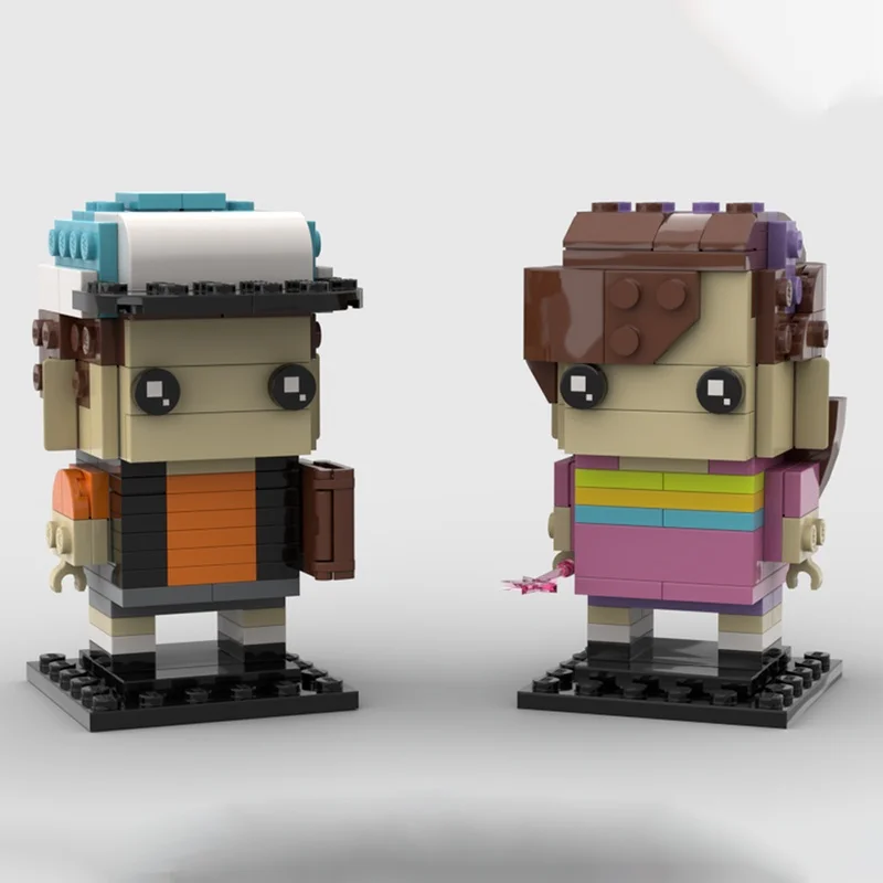 271 قطعة MOC الجاذبية يقع قحافة و مابل نموذج اللبنات البناء هدايا عيد الميلاد لتقوم بها بنفسك اللعب الإبداعية الطوب عيد ميلاد