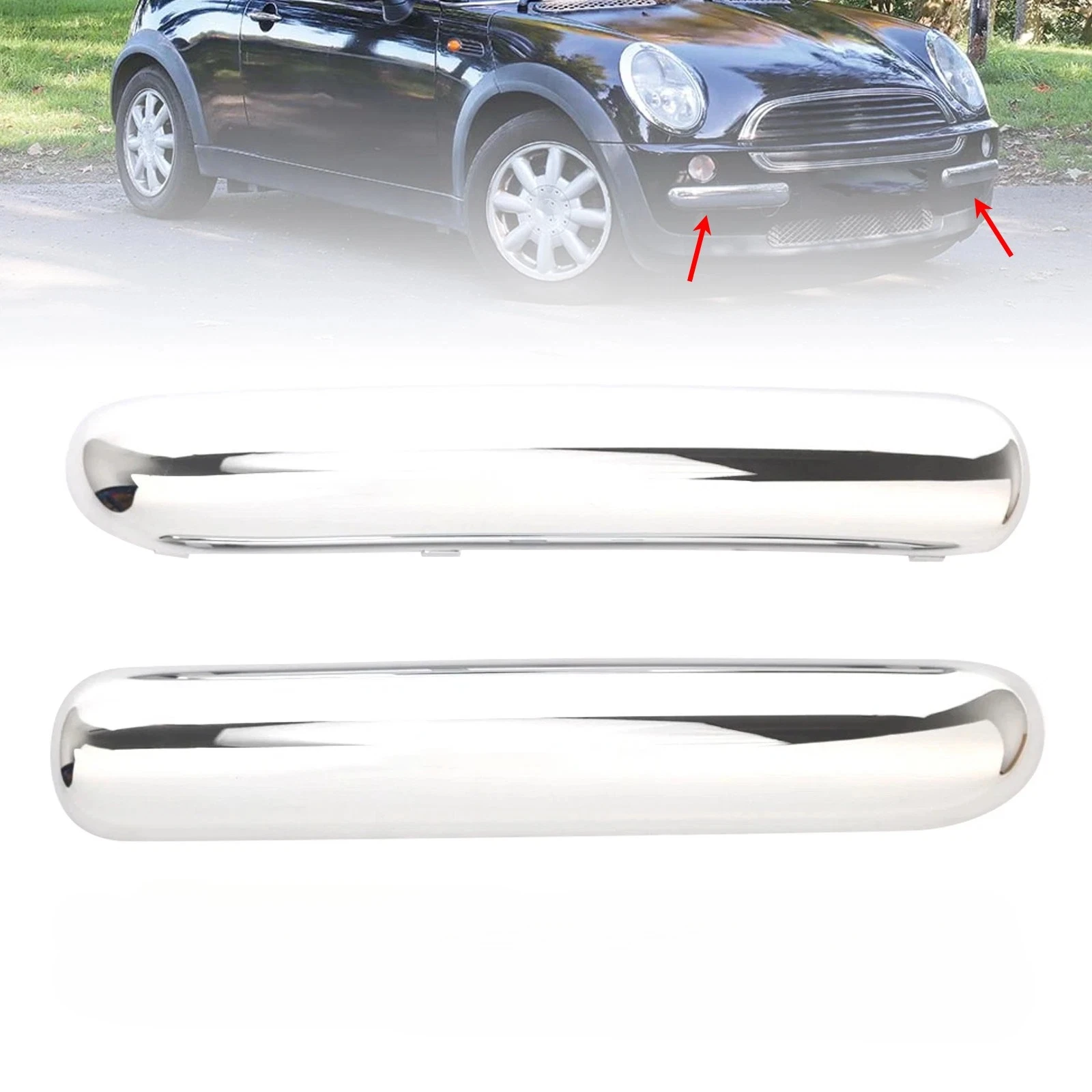 

Накладка на передний бампер, современное обслуживание, ремонт автомобильных принадлежностей, запасная часть автомобиля для Mini Copper One Cabrio 200-2004