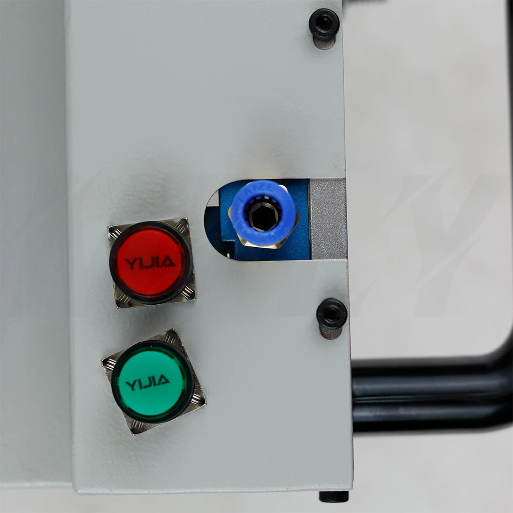 Portable Engraving Pneumatic Marking Machine 80x30mm Touch Screen For Nameplate Cylinder Number Frame Chassis