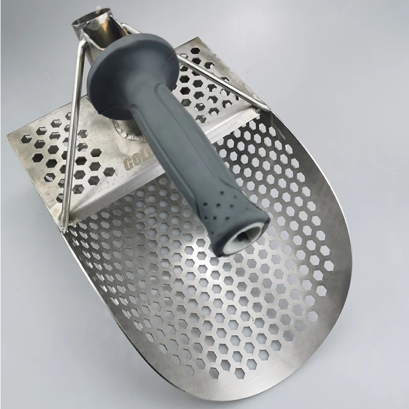 Stainless Steel Gold Shovel Sand Shovel Beach Treasure Hunter Sand Filter Metal Detector Ground Exploration