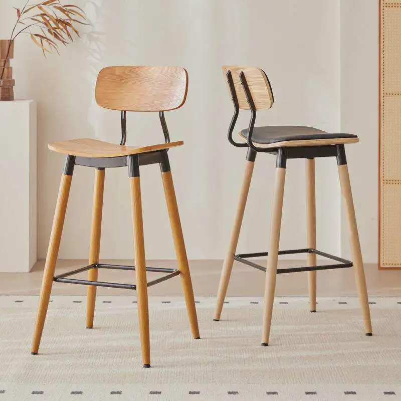 Kitchen Contemporary Bar Chair Outdoor Home Restaurant Accent Bar Chair Dining Nightclub Taburetes De Bar Furniture