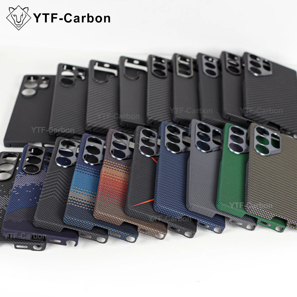 YTF Etui Kevlarowe Magnetyczne Ultracienkie Odporne na Upadki do Samsunga S25Ultra/S25 Plus, S24Ultra/S24 Plus/S23 Ultra, Twarda Obudowa z Włókna Aramidowego — zdjęcie produktu 6
