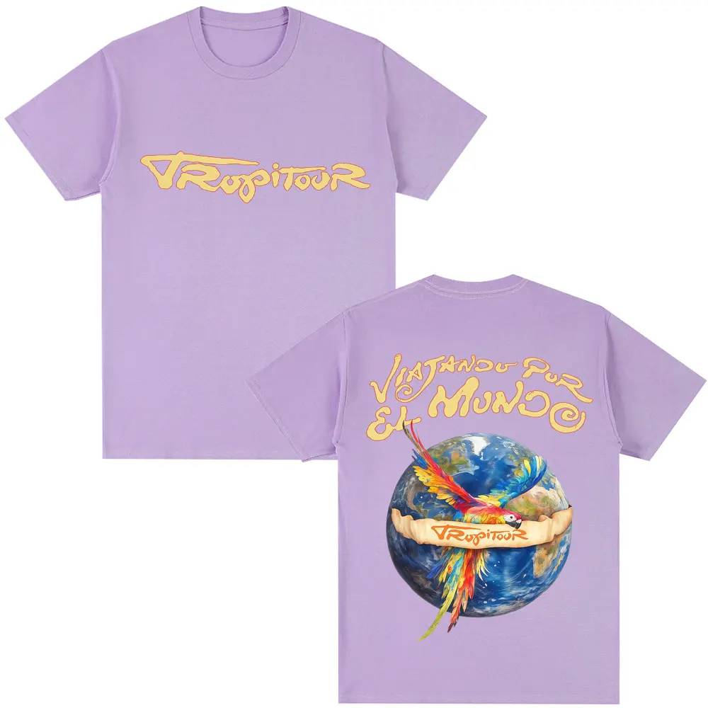 Karol G Tropicoqueta Tour Album 2026 T-Shirt für Männer und Frauen, Modische Ästhetische T-Shirts, Übergroße Lässige Baumwoll-T-Shirts, Streetwear – Detail 12