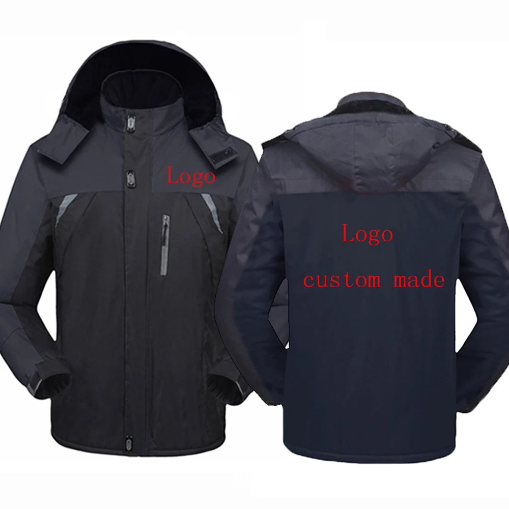 

2023 Logo Customization Brand Winter Thicken Windbreaker Coats Waterproof Warm Outdoor Cold-Proof Mountaineering Clothing Jacket