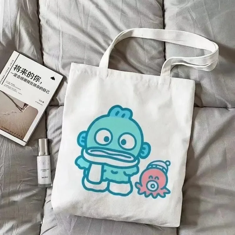 حقيبة يد قماشية كاواي هانجيودون للفتيات المراهقات، تصميم لطيف قابل للغسل، مثالية للتسوق في المدارس والكلية، هدية للاستخدام اليومي #1