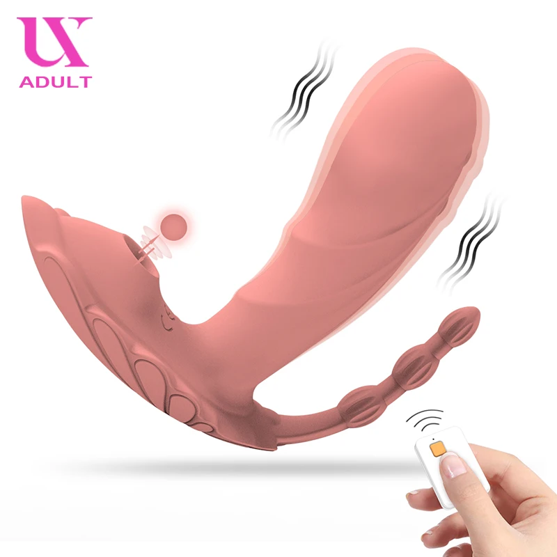 

Wireless Remote Control Wear Dildo Vibrator Female Sucker G-spot Clitoral Stimulation Vibrating Sex Toys for Women Adult 18