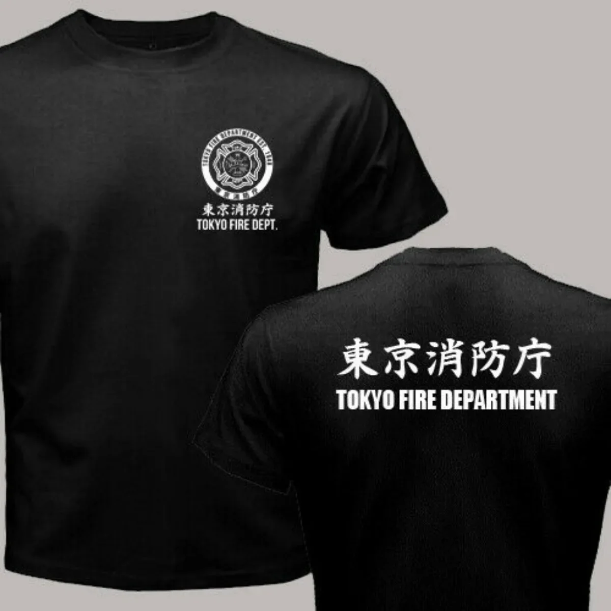 Tokyo Fire Department Japan Firefighter T-Shirt 100% Cotton O-Neck Summer Short Sleeve Casual Mens T-shirt Size S-3XL