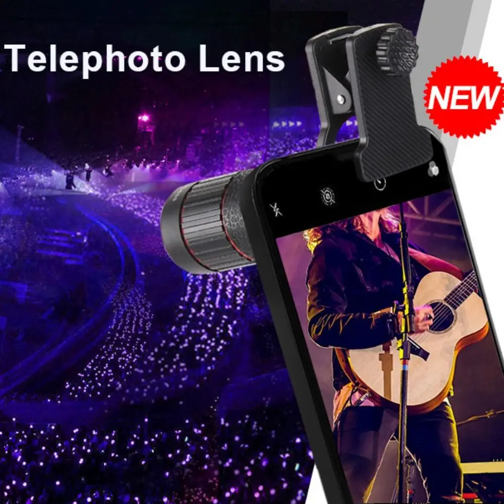 Universal HD Optical Cell Phone Lens Telephoto Lens Monocular Monocular Zoom Cell Phone Lens Tripod 32X Mobile Phone Lenses