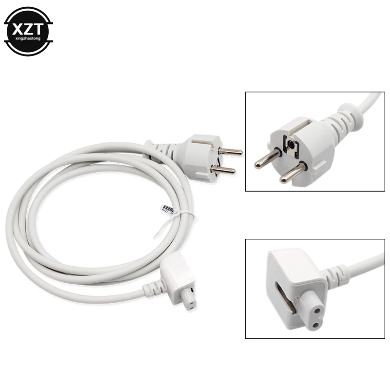 For Mac for MacBook Pro Laptop Adapter Charger Type AC Power Adapter EU Europe Plug Extension Cord 1.8M 6ft Cable