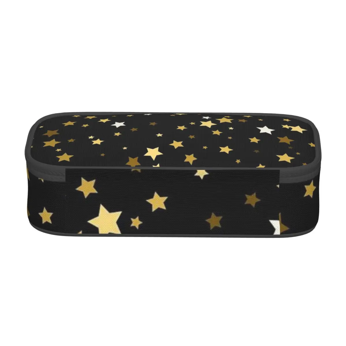 Star In Blackground Pattern Pencil Cases for Student Pen Box Pencil Bag Big Capacity Pencil Pouch Pen Holder