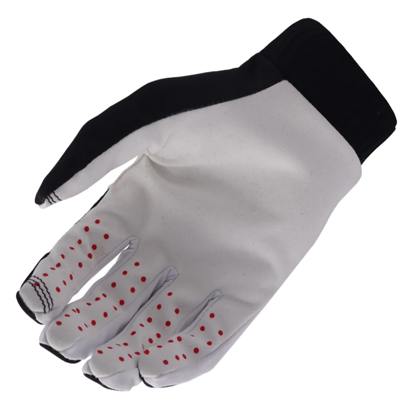 IOQX Motocross Gloves Guantes Offroad MX BMX Dirt Bike Cycling Full Finger Adult Red Luvas