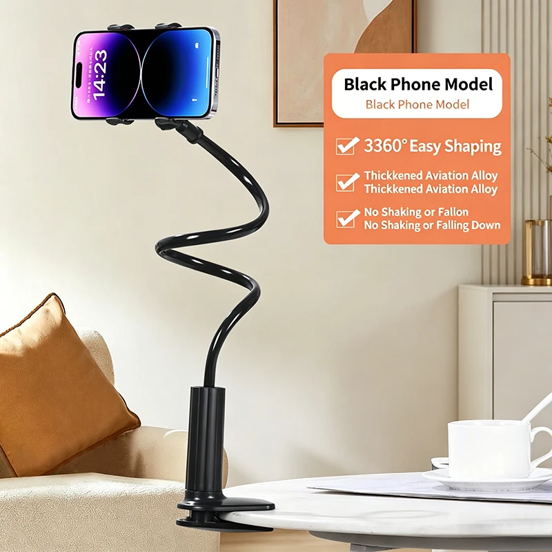 

Lazy Mobile Phone Bracket Desktop Bedside Mobile Phone Universal Live Broadcast Drama-Chasing Multifunctional Bracket