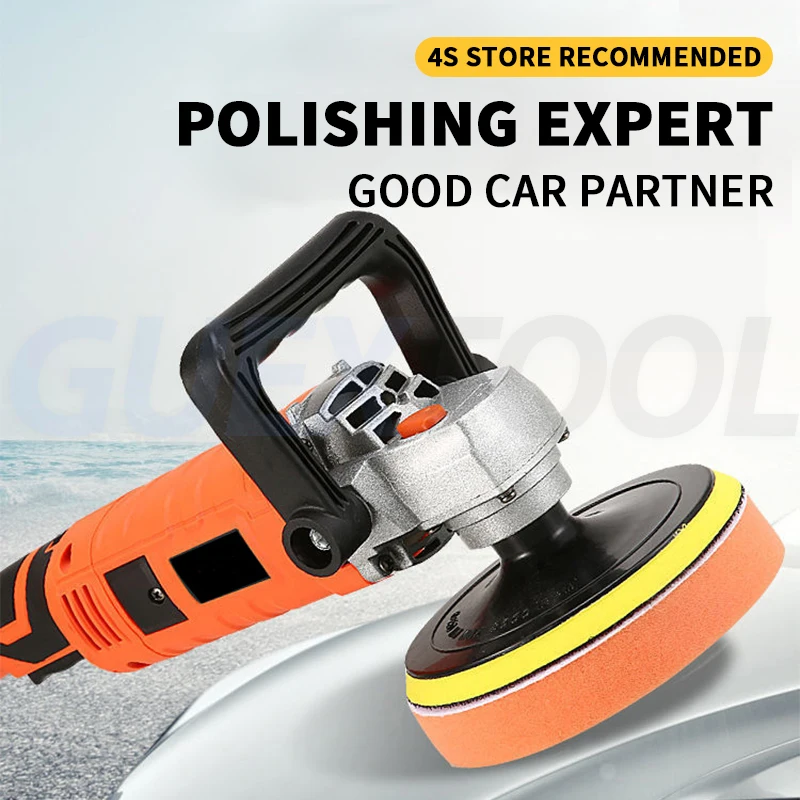 

1580W 220V Electric Polishing Machine Car Polisher Polish Grinder Polisher Nail Power Tools Automobile Furniture Polishing Tool