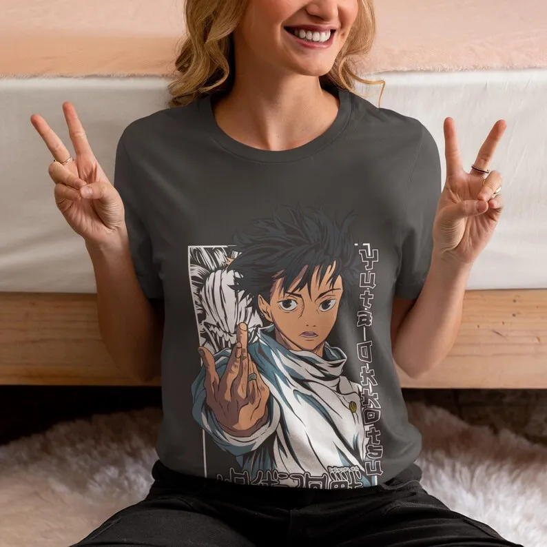 Sorcerer Exorcist Anime Unisex T-shirt - Japan Manga Fashion, Tokyo Streetwear, Anime Enthusiast Tee, Cursed Spirit Hunter Appar