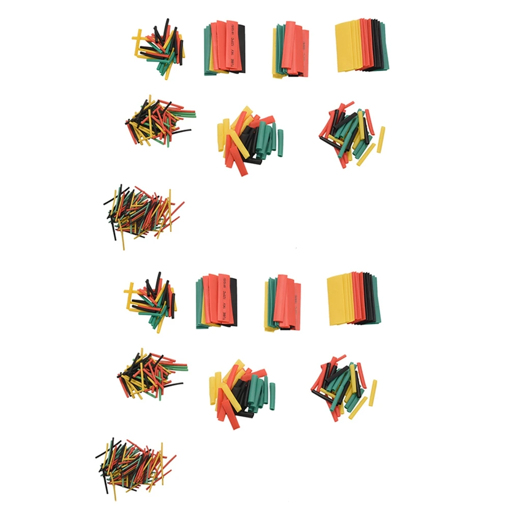 A98E-656Pcs Cable Heat Shrink Tubing Sleeve Wire Wrap Tube 2:1 Assortment Kit