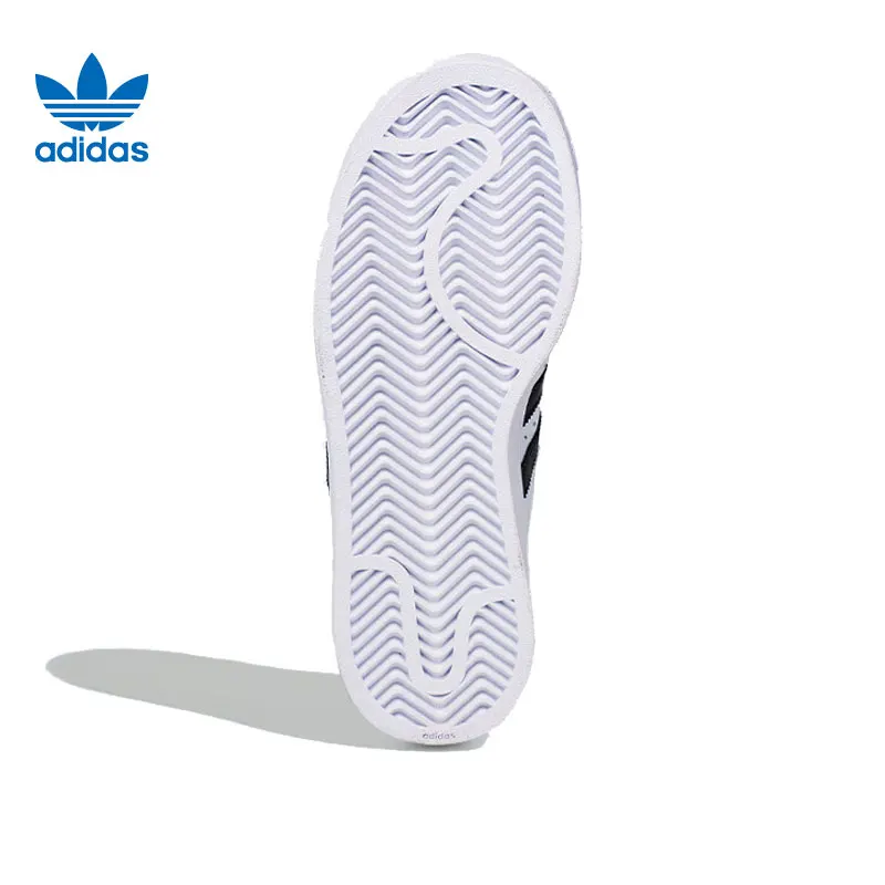 أحذية أديداس ثلاثية أوراق البرسيم للأطفال SUPERSTAR II J أحذية رياضية وترفيهية JQ4098 #4