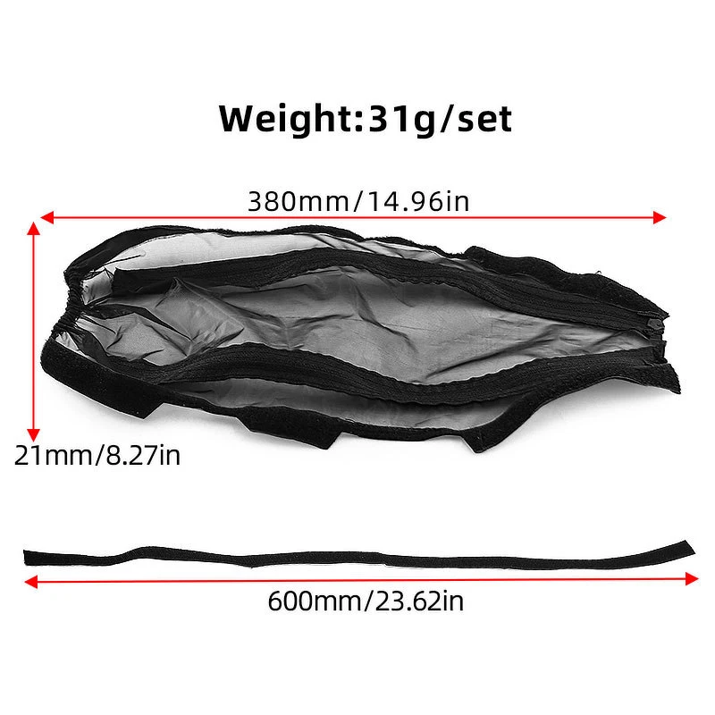 RC Car Dust Cover Waterproof Dustproof Sandproof Guard For 1/10 TRAXXAS Ford Raptor F-150 101076-4 101177-4 Upgrade Parts view 2
