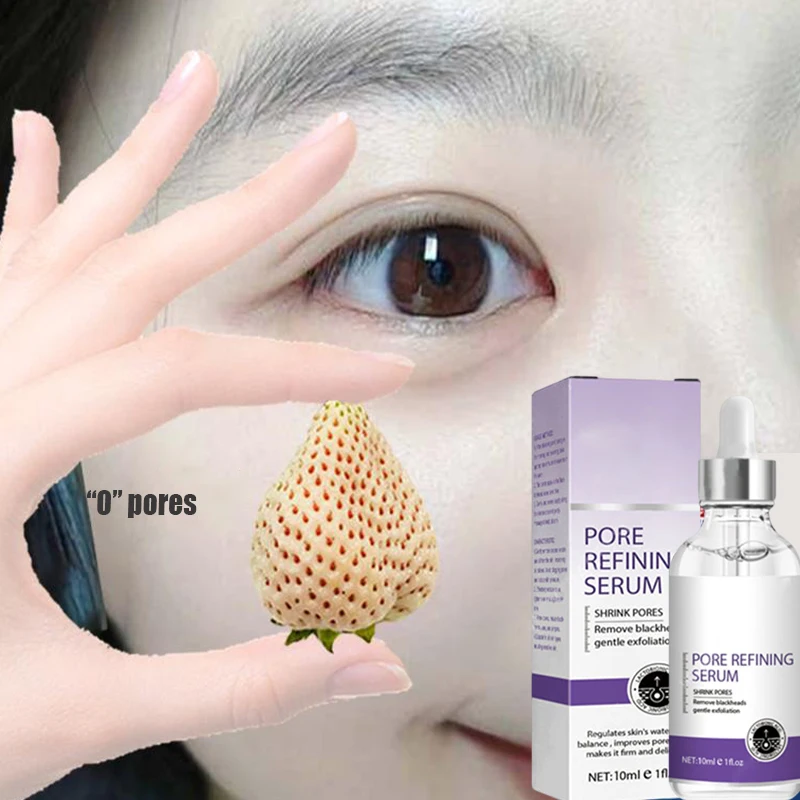 Pore Minimizing Serum Reduces Pores Controls Oil Refines Skin Rapid Results Natural Formula for Smooth Glowing Skin