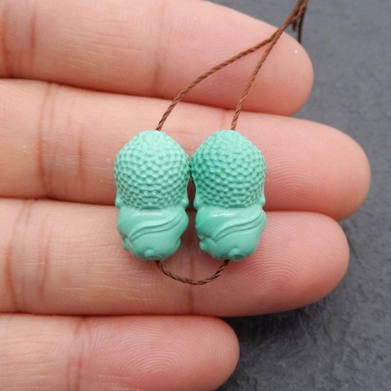 

Изготовление бирюзовых бусин для сережек B&F, бусины из натуральных камней ручной работы для ювелирных изделий, камни для изготовления ювелирных изделий