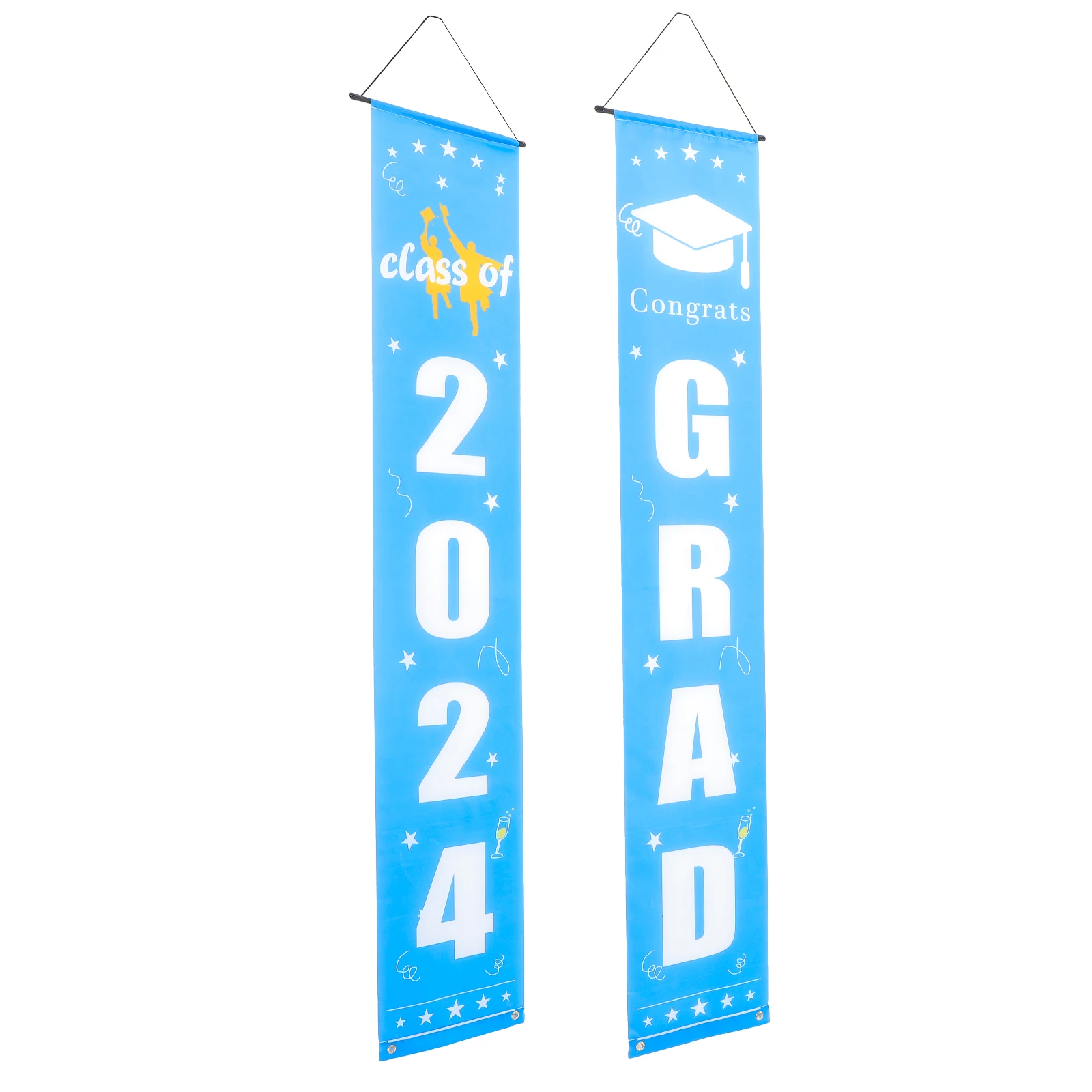 

Graduation Season Banner 30x180cm Door Decoration Polyester Grad Couplets Porch Signs Home